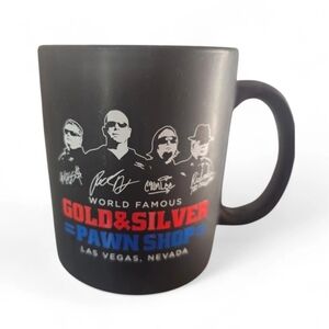 PAWN STARS Las Vegas Mug Gold & Silver 12oz Black Pre-owned